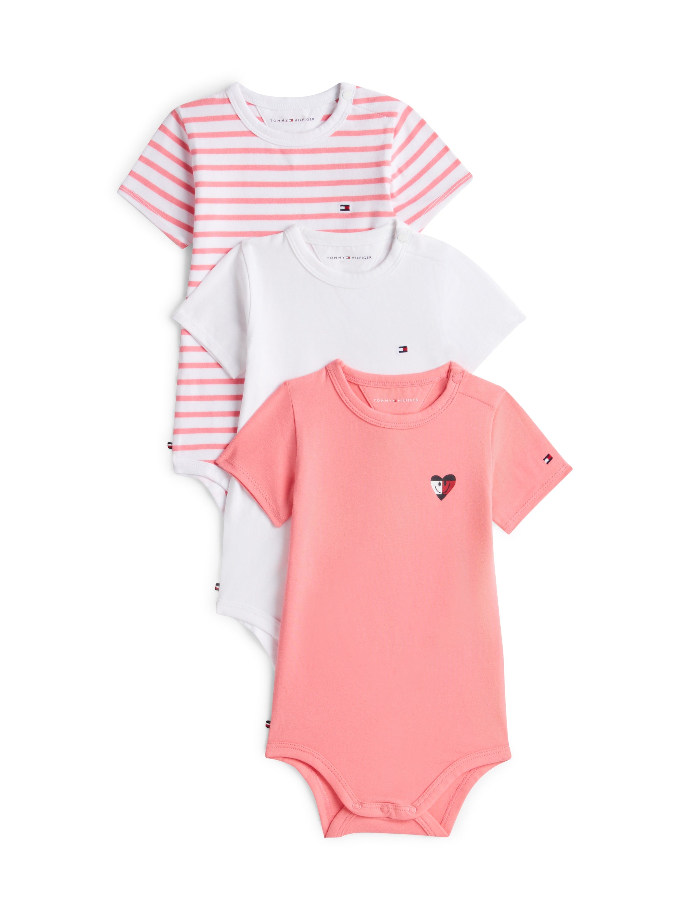 Tommy Hilfiger Body 3er Pack Flag smile Tropical Blush