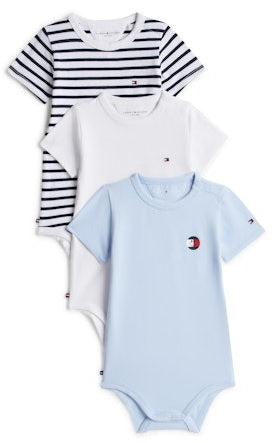 Tommy Hilfiger Body 3er Pack Flag smile Sweet blue