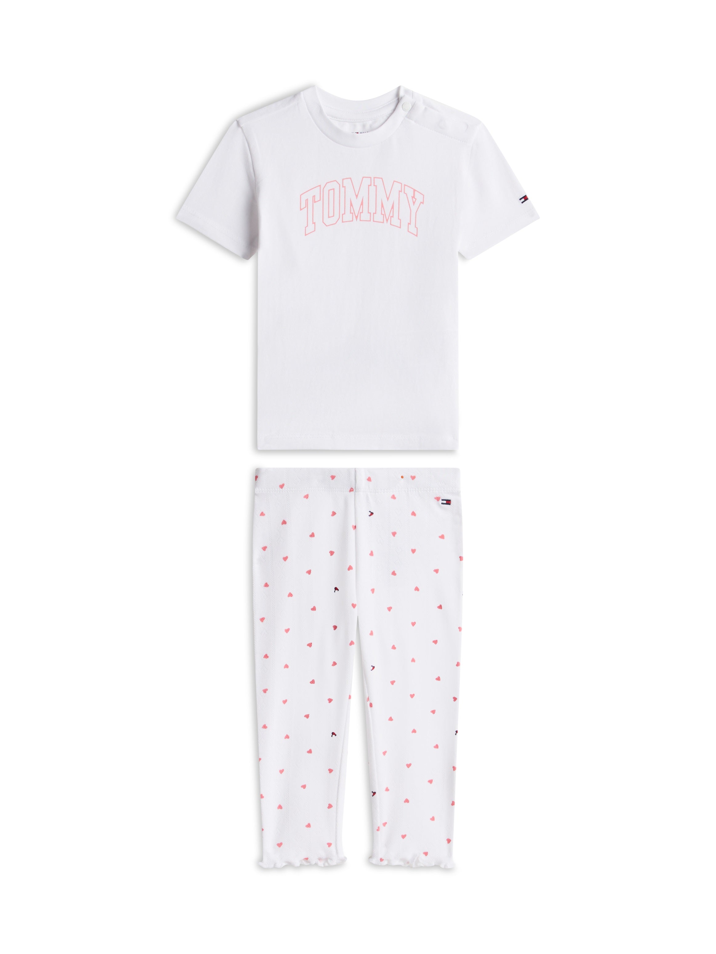 Tommy Hilfiger Leggings Set 2tlg. Pointelle White