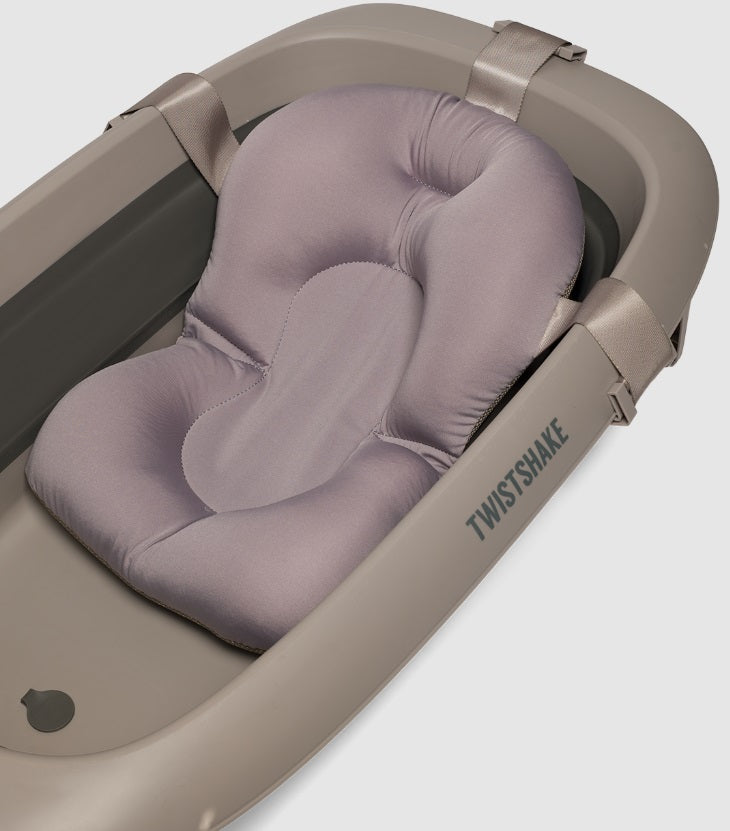 Twistshake Badewannen - Set mit Kissen und Badebrause grey