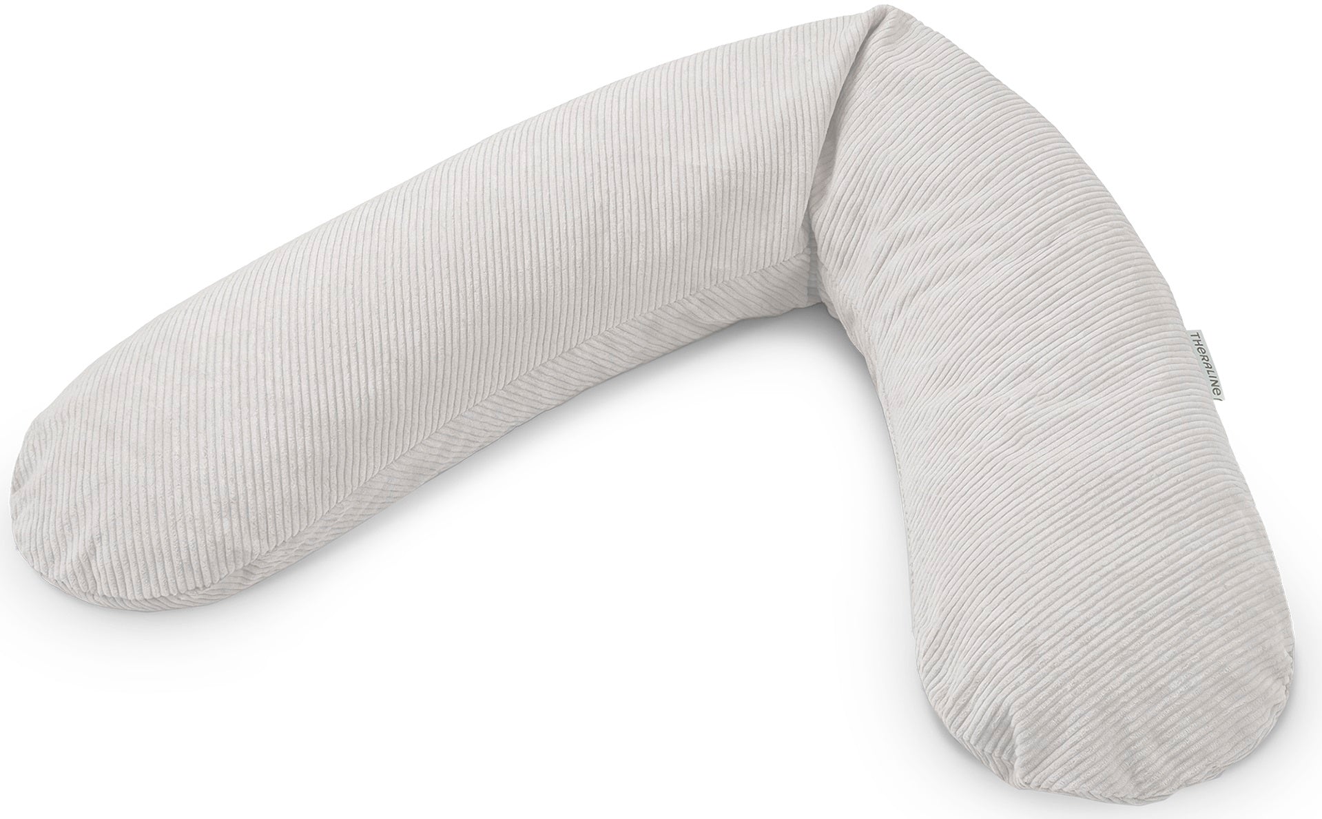 Theraline Original Stillkissen 190 cm inkl. Cord-Bezug perlgrau