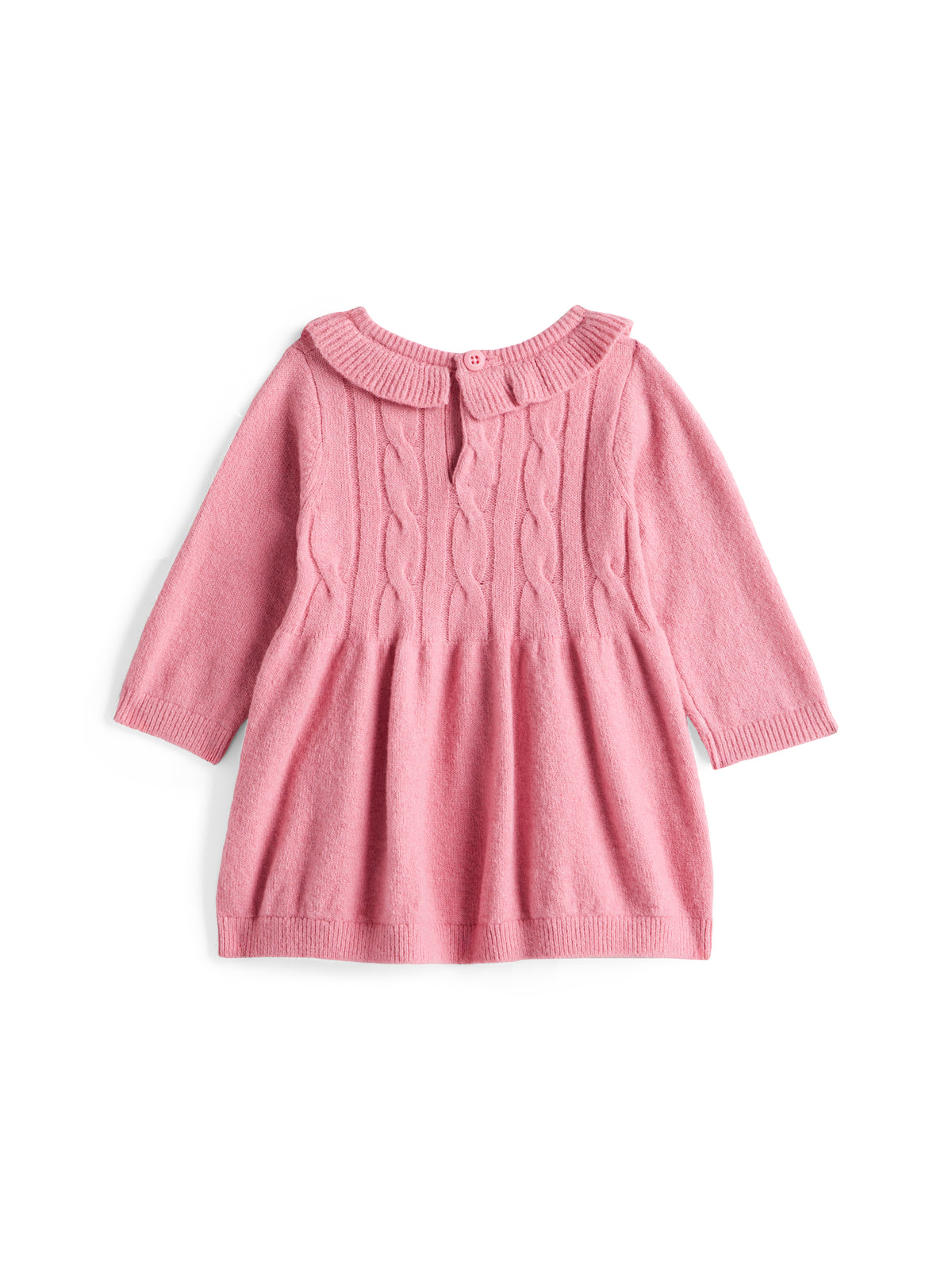 Tommy Hilfiger Kids Zopfstrickkleid Pink