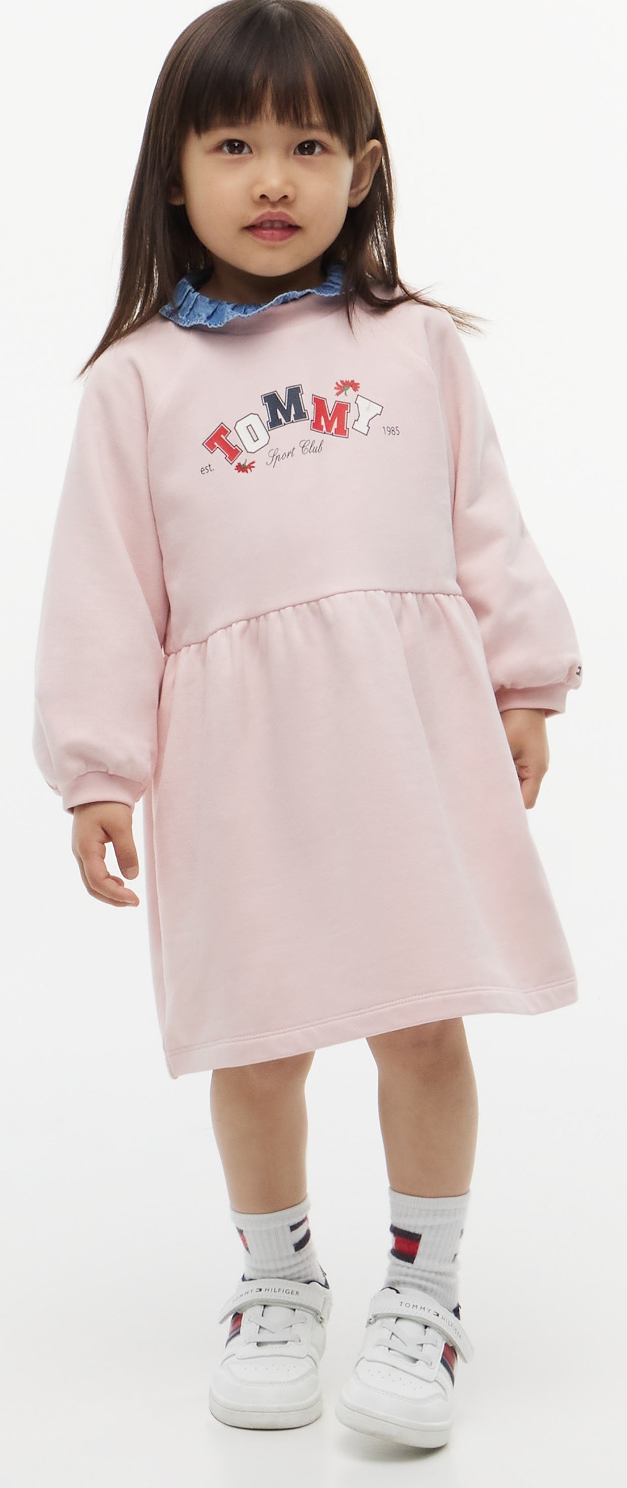 Tommy Hilfiger LG Sweatshirt Dress - Whimsy Pink