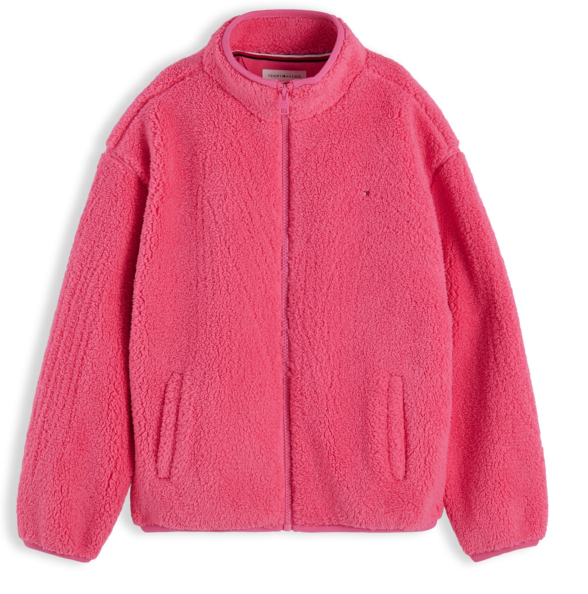 Tommy Hilfiger Flag Full Zip Jacke - Exotic Pink