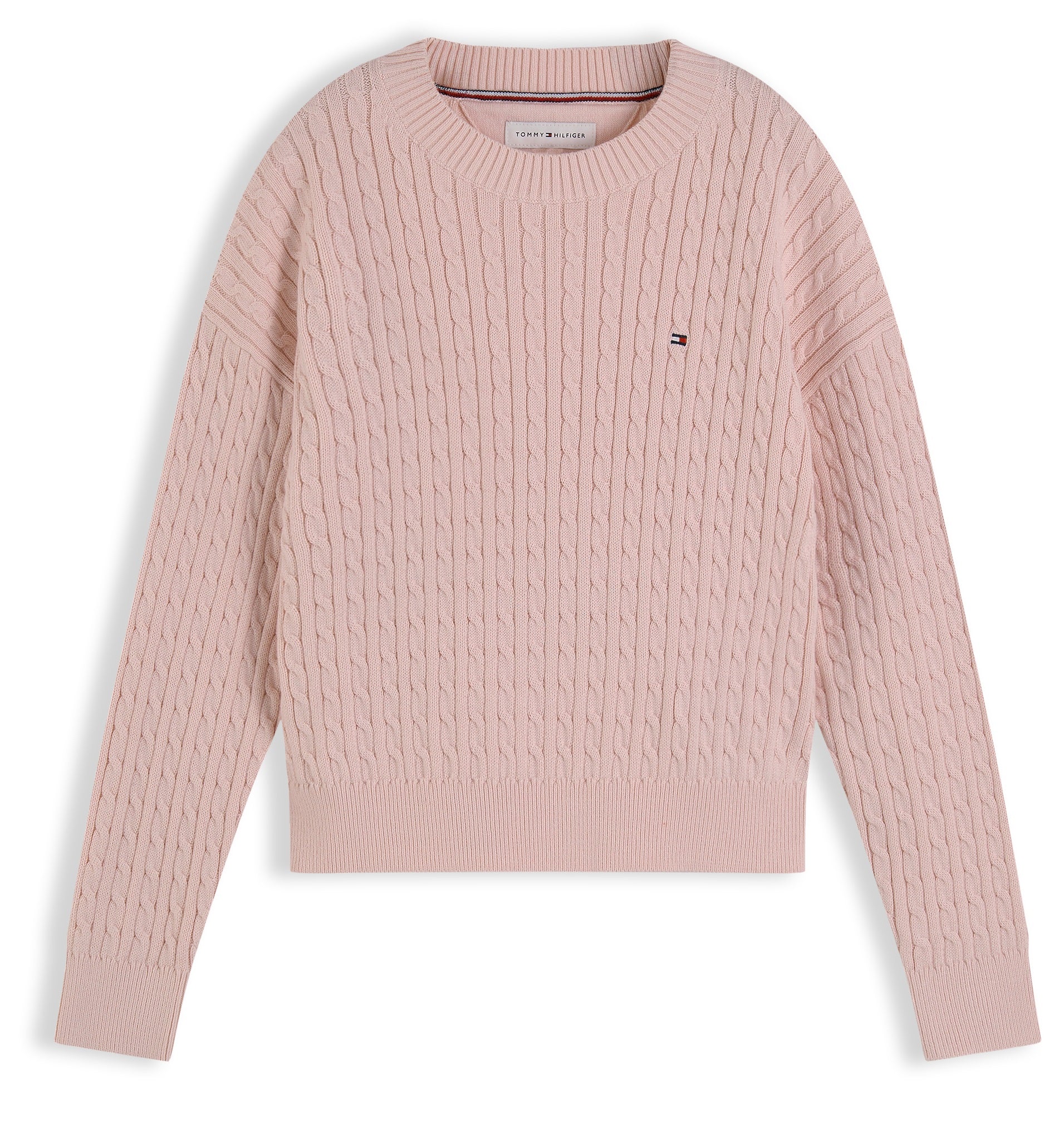 Tommy Hilfiger Cable Sweater - Whimsy Pink