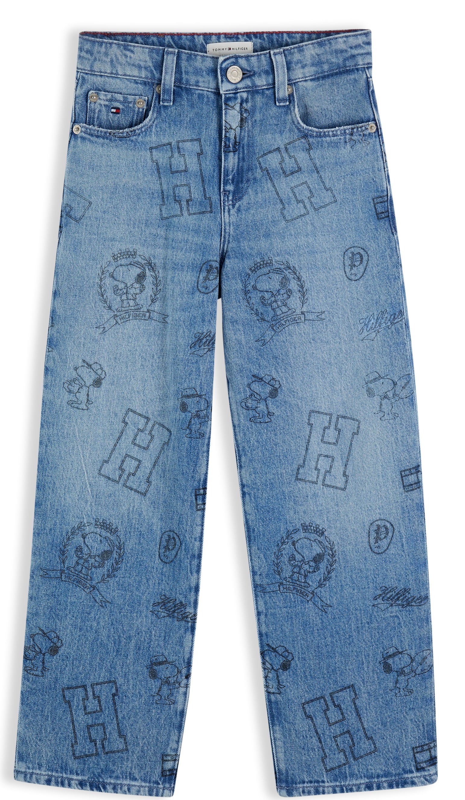 Tommy Hilfiger Peanuts Baggy Jeans - Denim Light snoopy