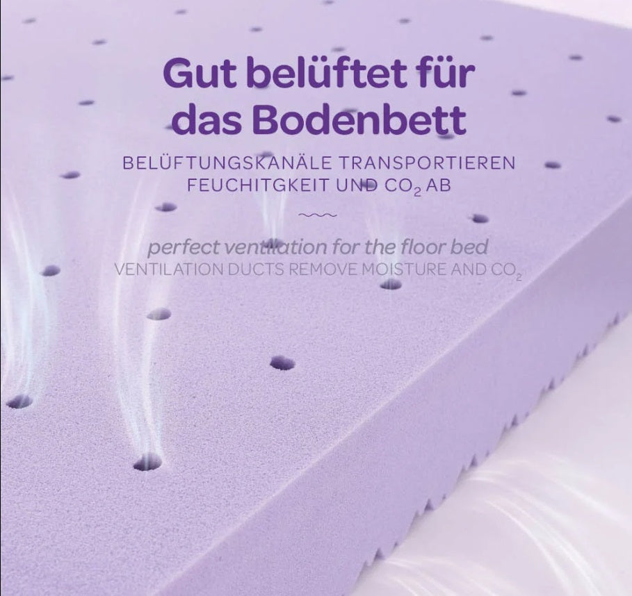 Träumeland Bodenbettmatratze Waldbrise 120x200cm