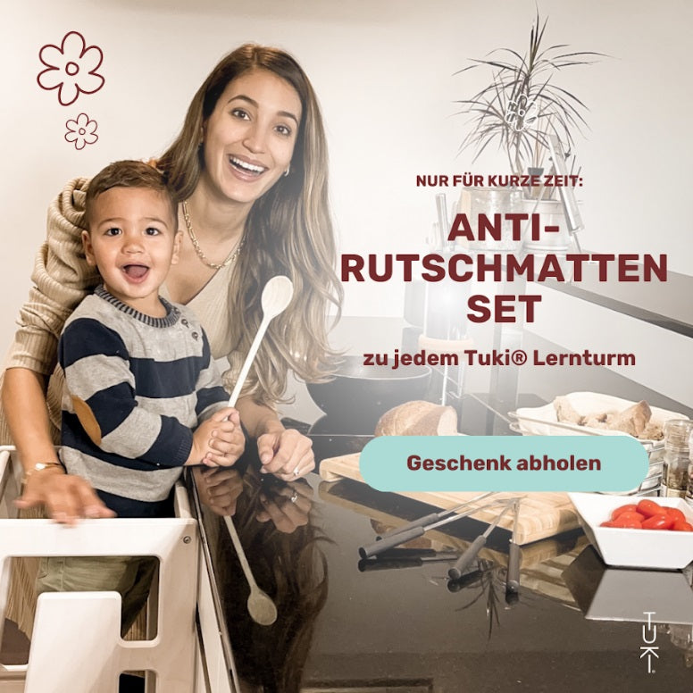 Tuki Lernturm mit Anti Rutschmattenset *kostenlos* dazu
