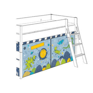 PAIDI Motiv-Textilien - Dinos im Weltall