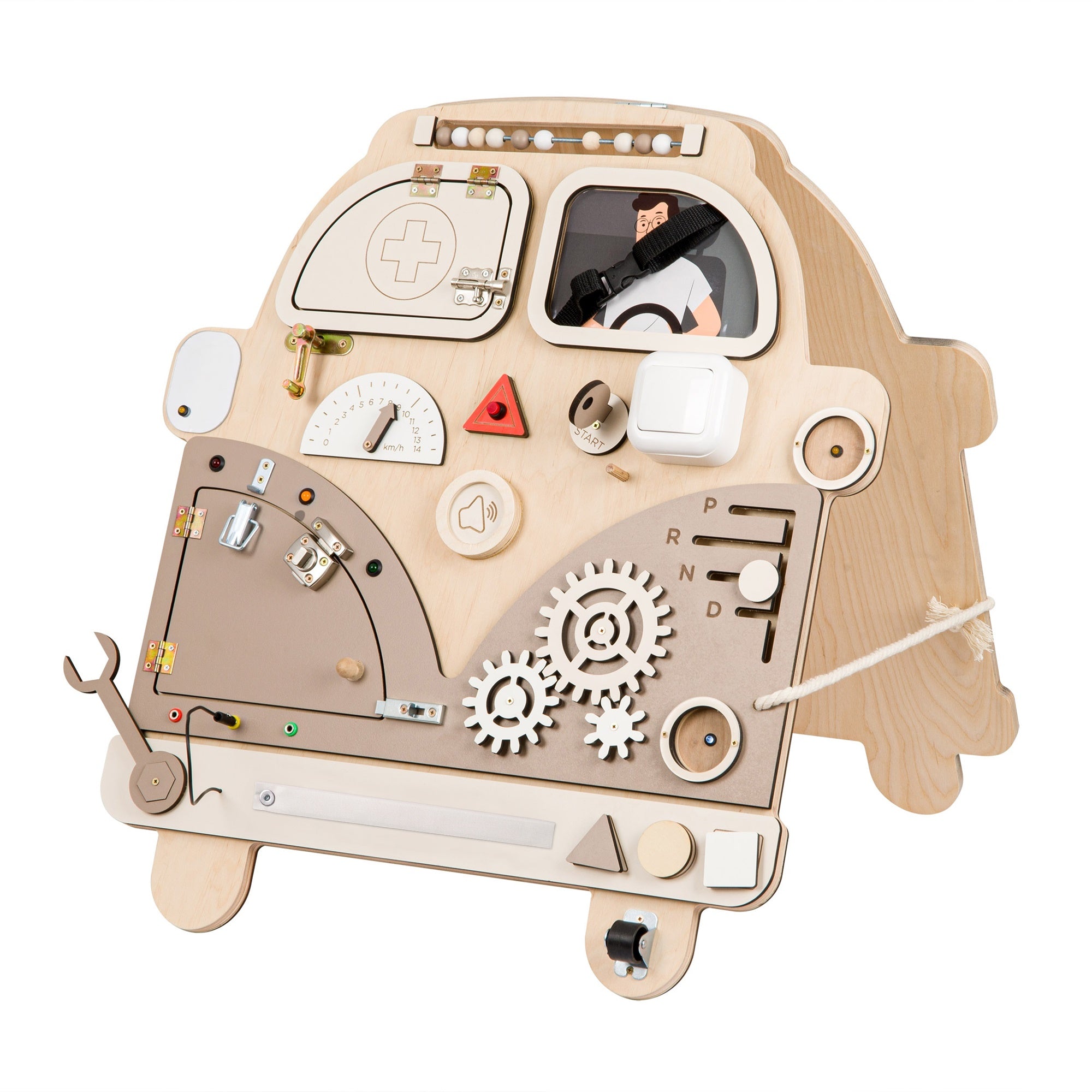 WOOBIBOO Aktivitätsspielbrett Van *SALE*