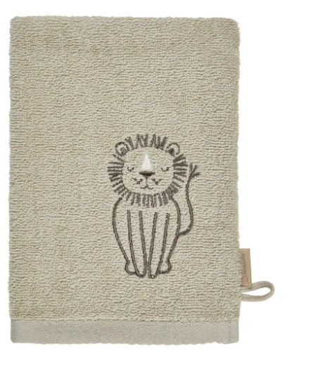 Sterntaler Waschlappen 2er-Pack Löwe Leo bunt