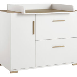 PAIDI Enie Kinderzimmer 3-teilig mit Wickelaufsatz, 3-türiger Schrank