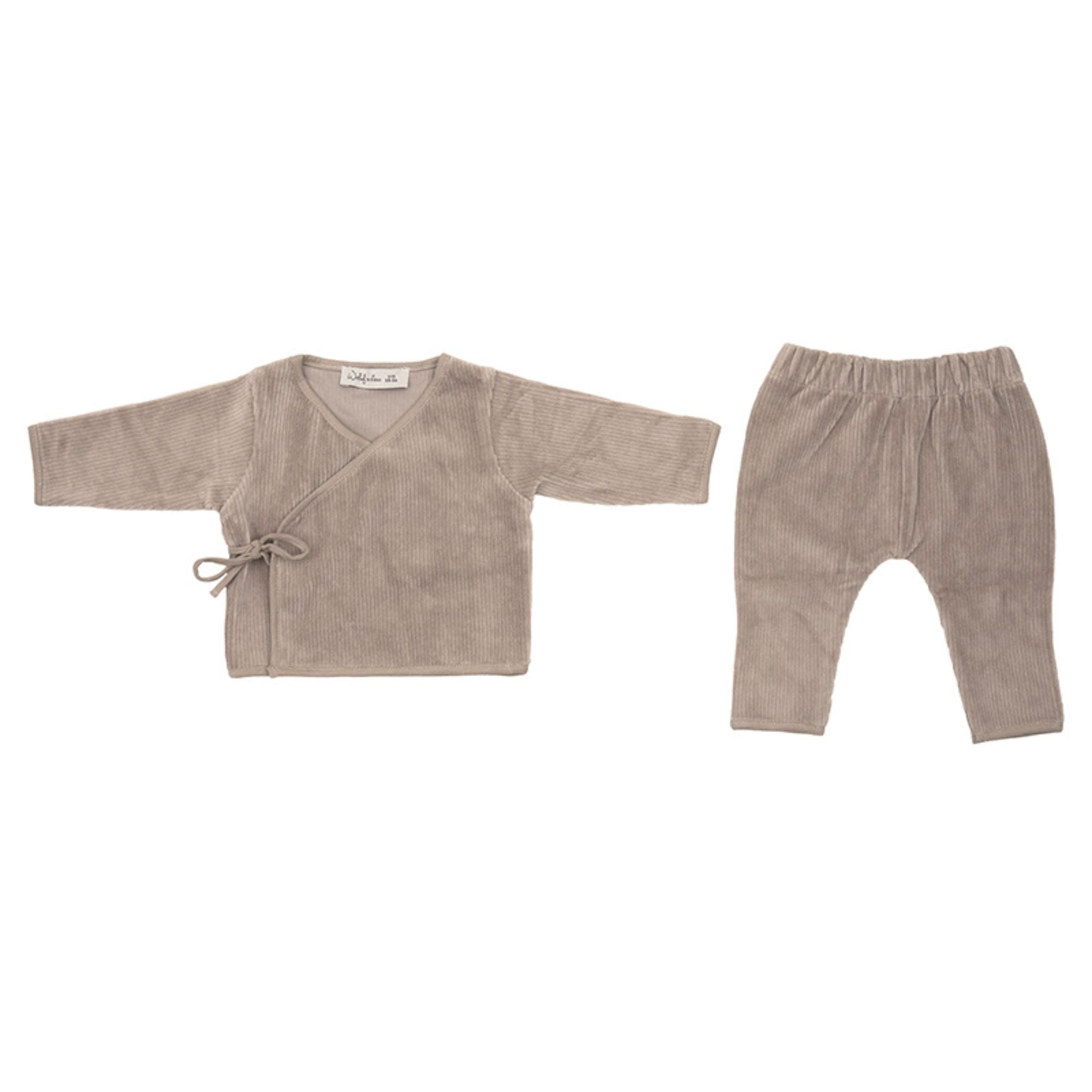 Witlof Wickelpullover + Hose Gr. 50/56 Velvet Rib
