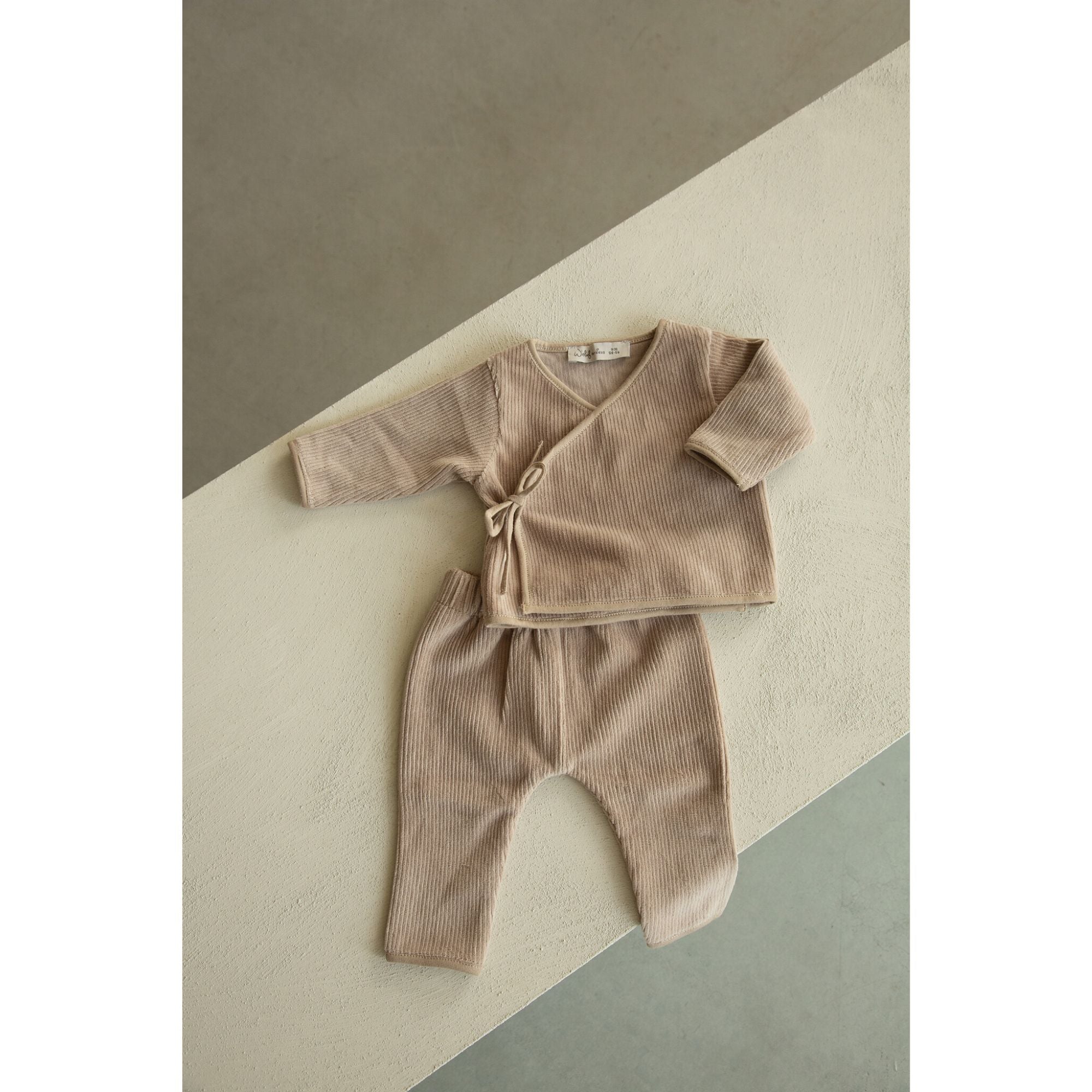 Witlof Wickelpullover + Hose Gr. 50/56 Velvet Rib