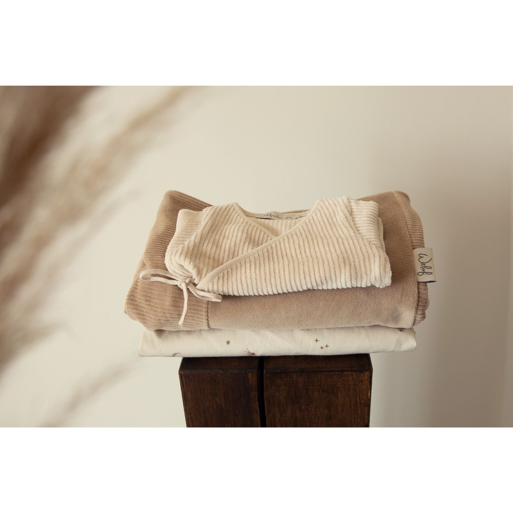 Witlof Wickelpullover + Hose Gr. 50/56 Velvet Rib