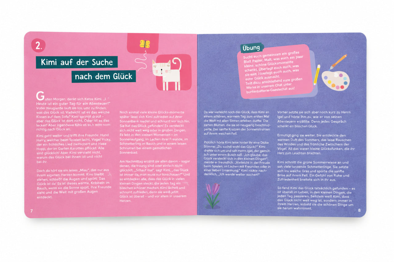 YOGITIER Yoga Buch  Löwenmut & Einhornzauber