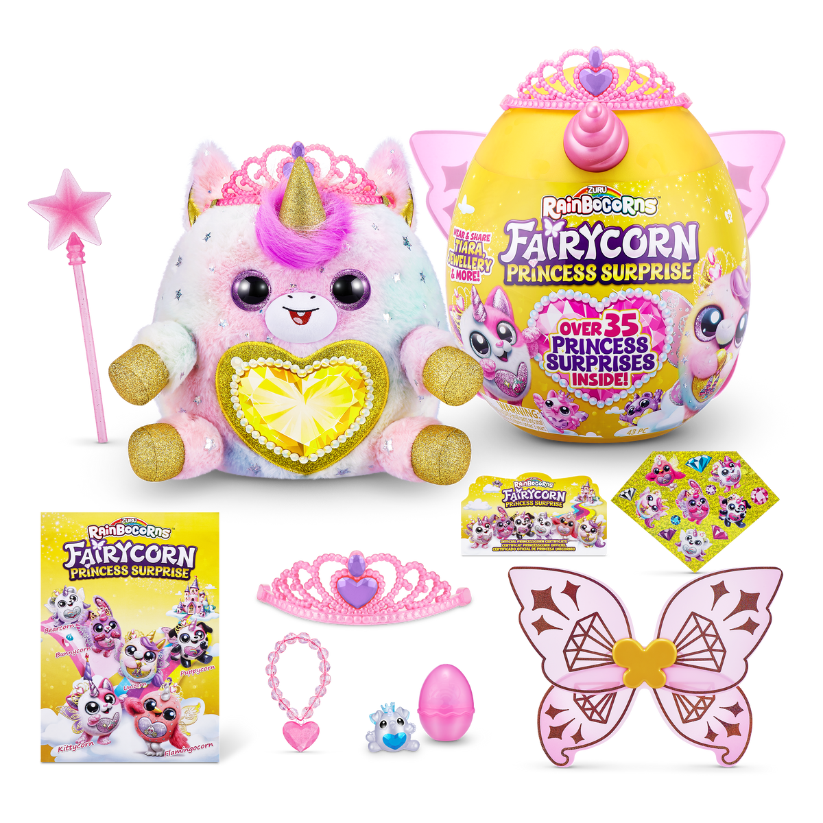 PAKA RAINBOCORNS Fairycorn Princess Medium Plush S6