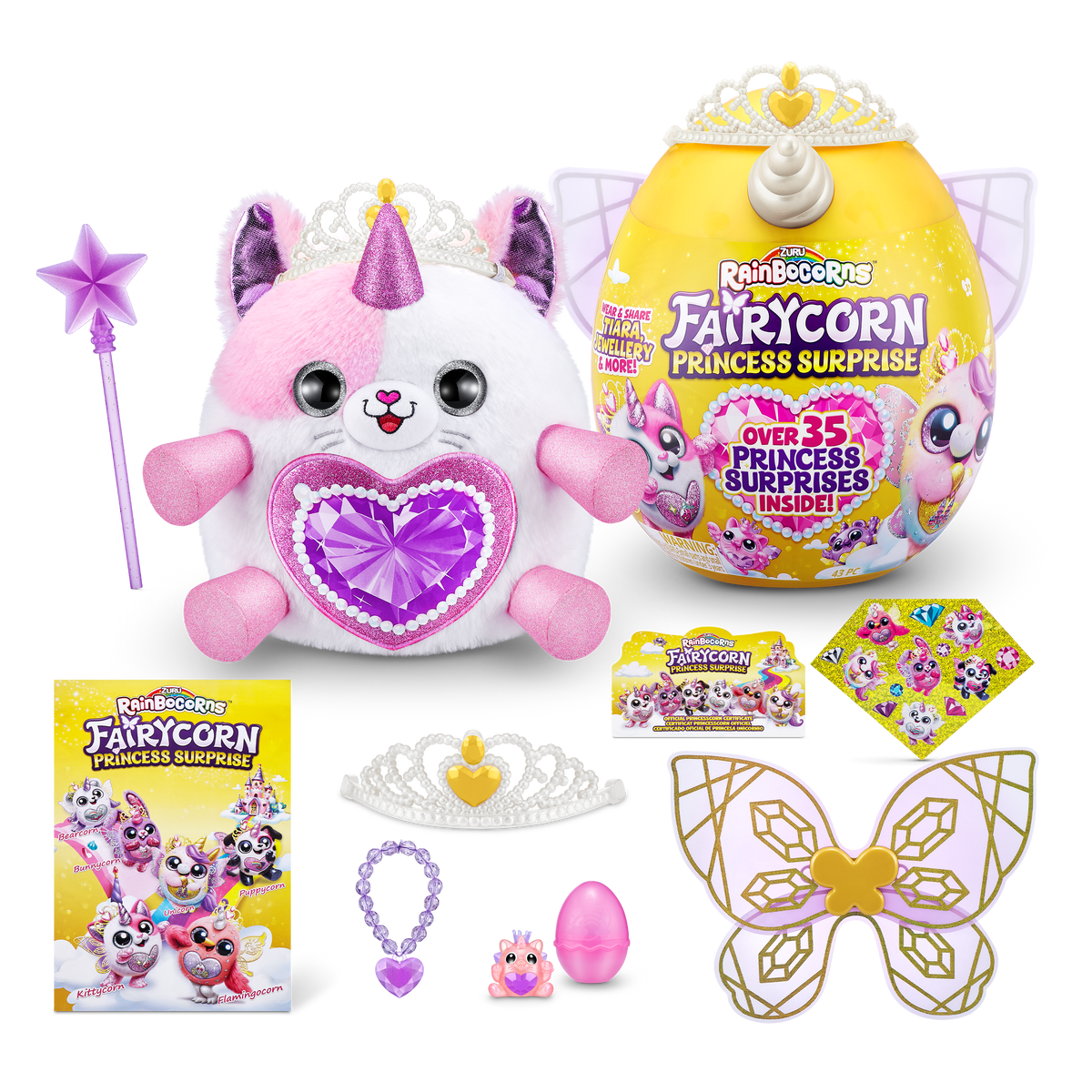 PAKA RAINBOCORNS Fairycorn Princess Medium Plush S6