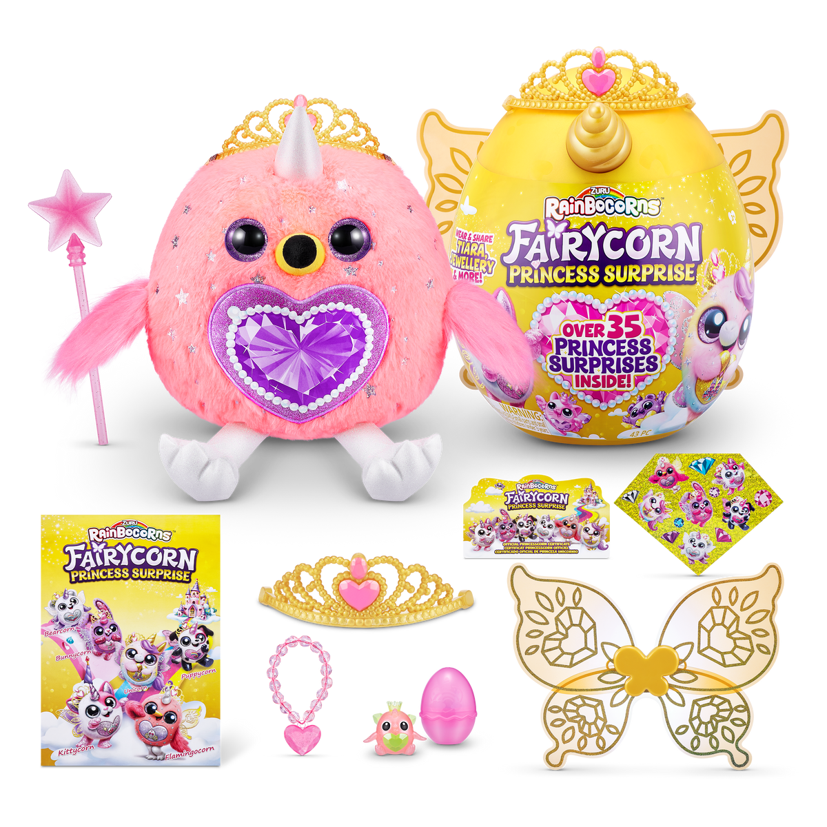 PAKA RAINBOCORNS Fairycorn Princess Medium Plush S6
