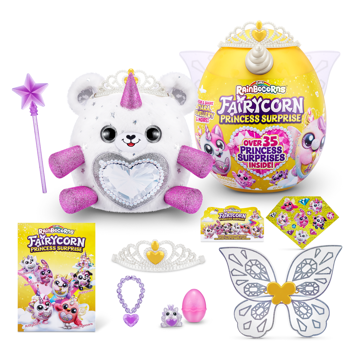 PAKA RAINBOCORNS Fairycorn Princess Medium Plush S6