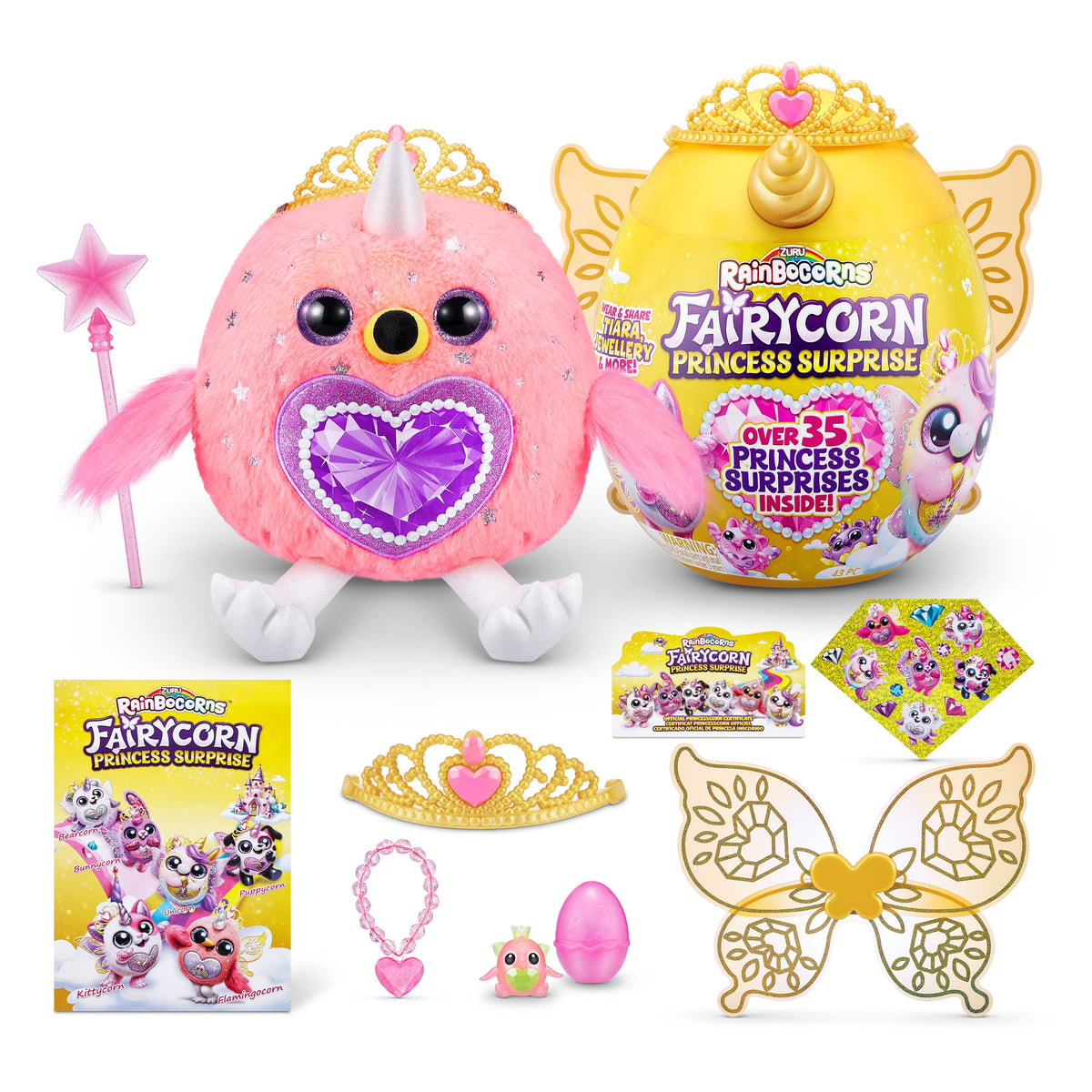 PAKA RAINBOCORNS Fairycorn Princess Medium Plush S6