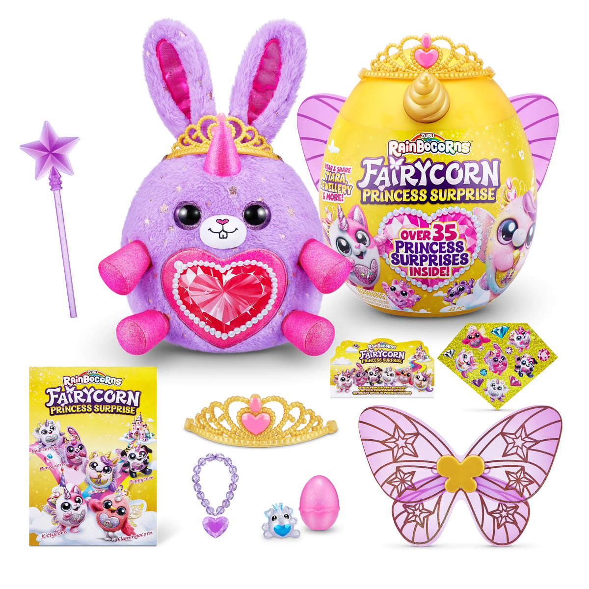 PAKA RAINBOCORNS Fairycorn Princess Medium Plush S6