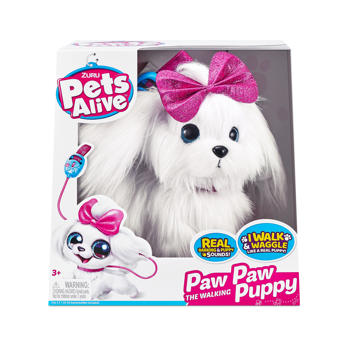 PAKA PETS ALIVE Paw Paw the Walking Puppy S1