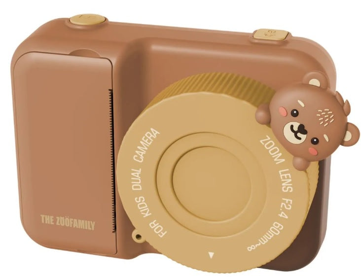 The Zoofamily Kinderkamera P2- Zoo Print Bär