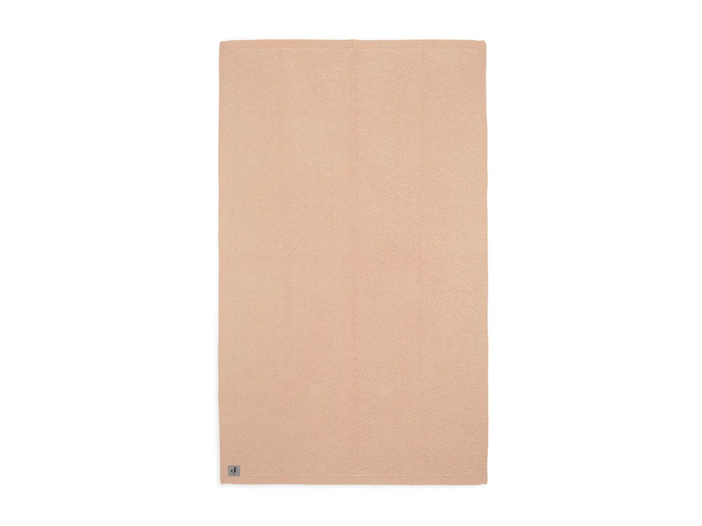 Jollein Decke Kinderbett 100x150cm River Knit Pale Pink
