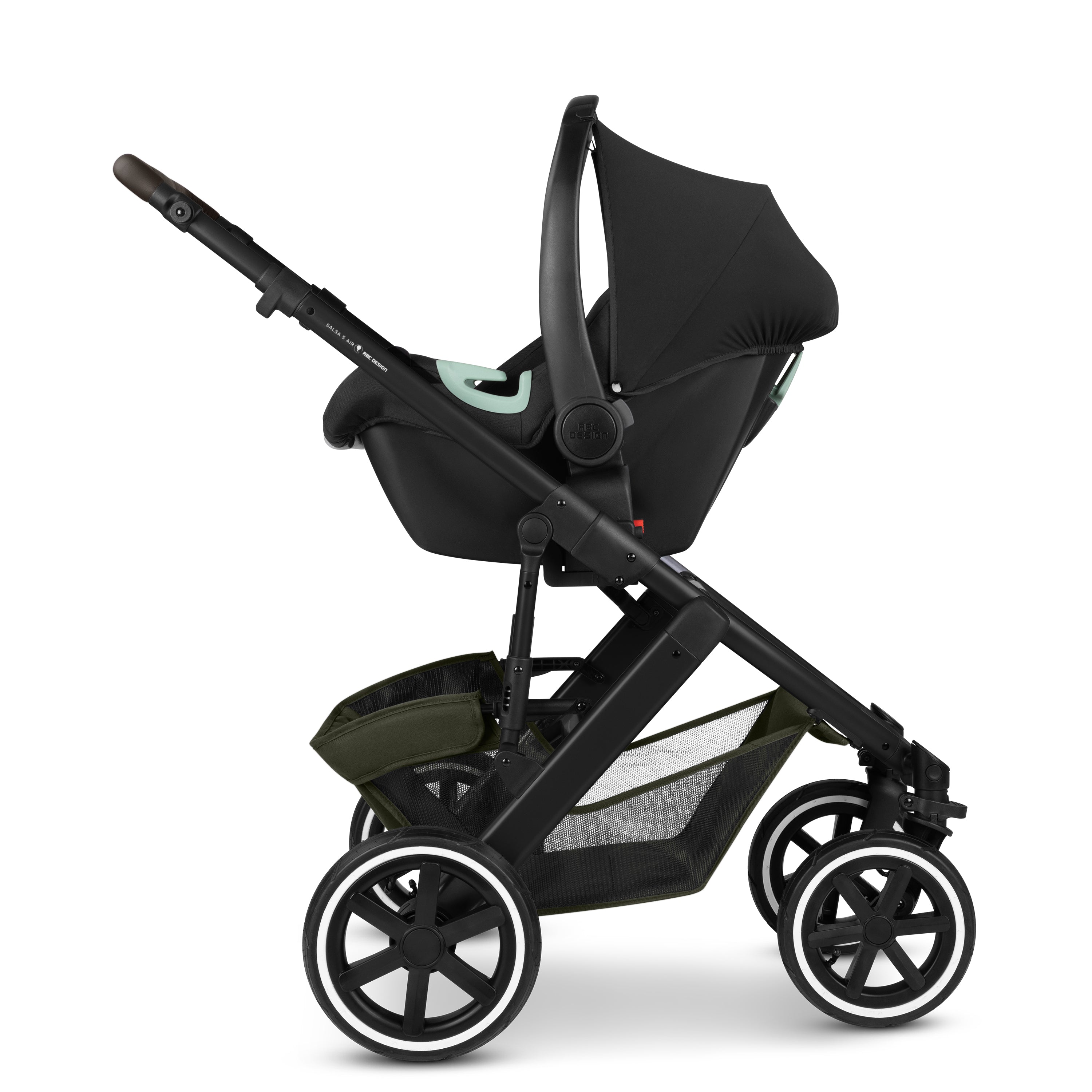 ABC Design Salsa 5 Air avocado 2026 All in One Set Maxi Cosi Pebble 360 Pro 2