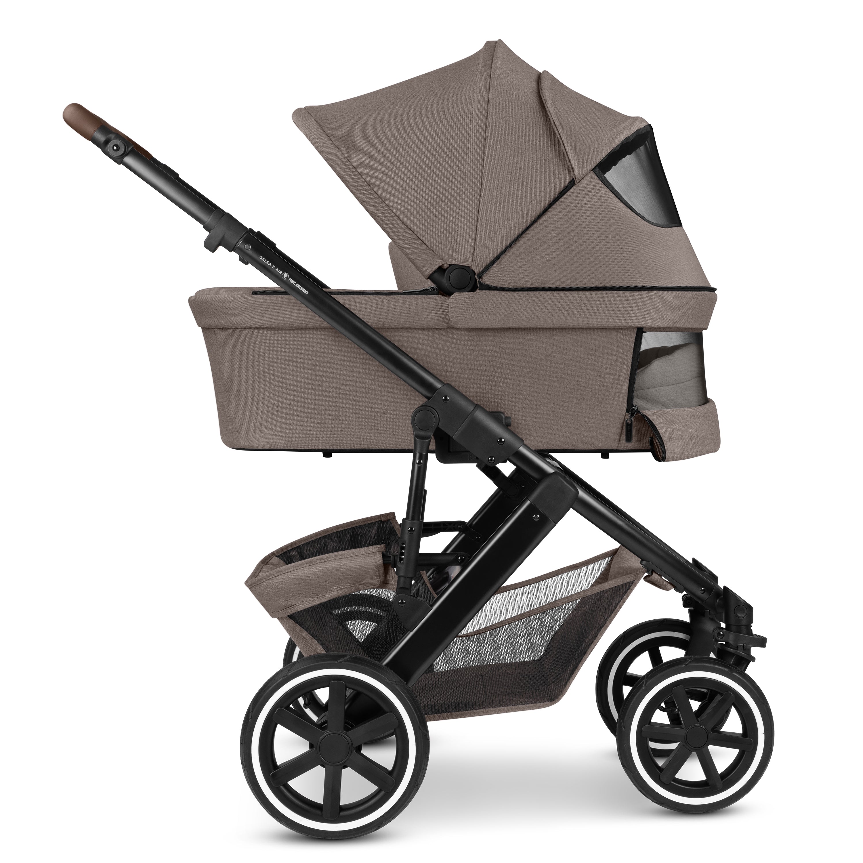 ABC Design Salsa 5 Air nature 2025 - All in One Set mit Maxi Cosi Pebble 360 Pro 2