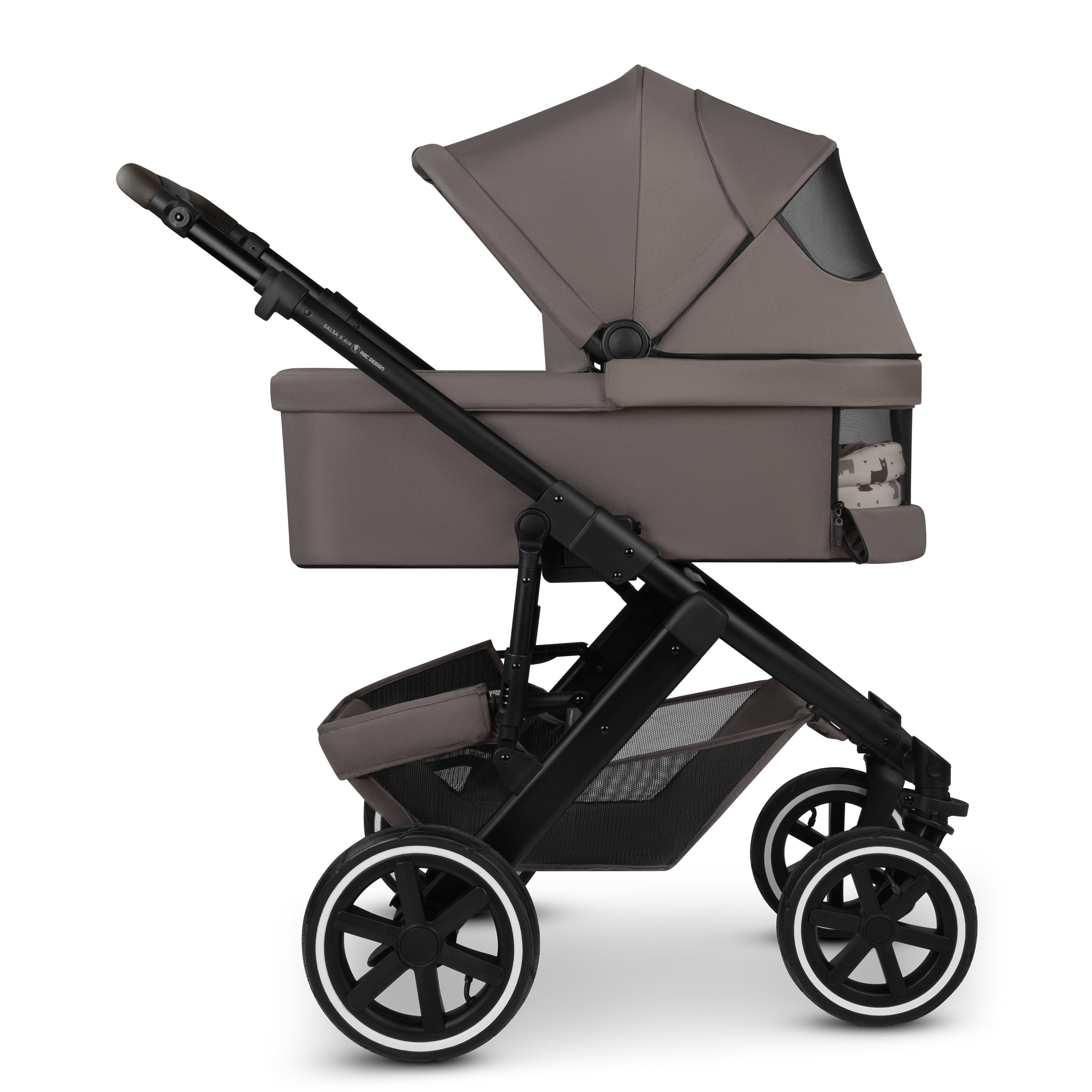 Bundle ABC Design Salsa 5 Air Starter Set marron mit Babyschale