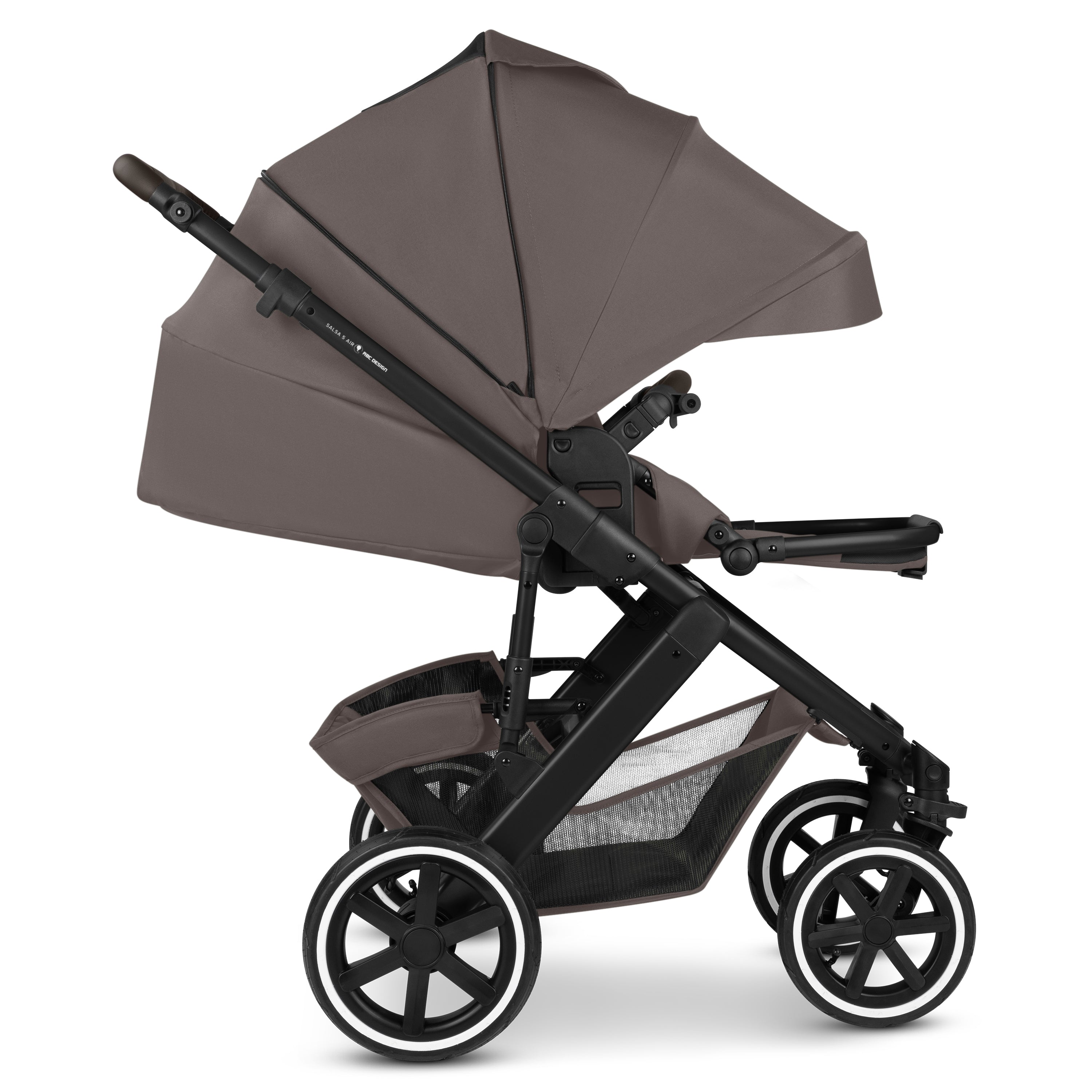 Bundle ABC Design Salsa 5 Air Starter Set marron mit Babyschale