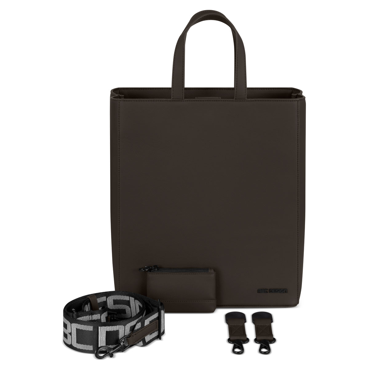 ABC Design Tote Bag Daily 2025 dark brown