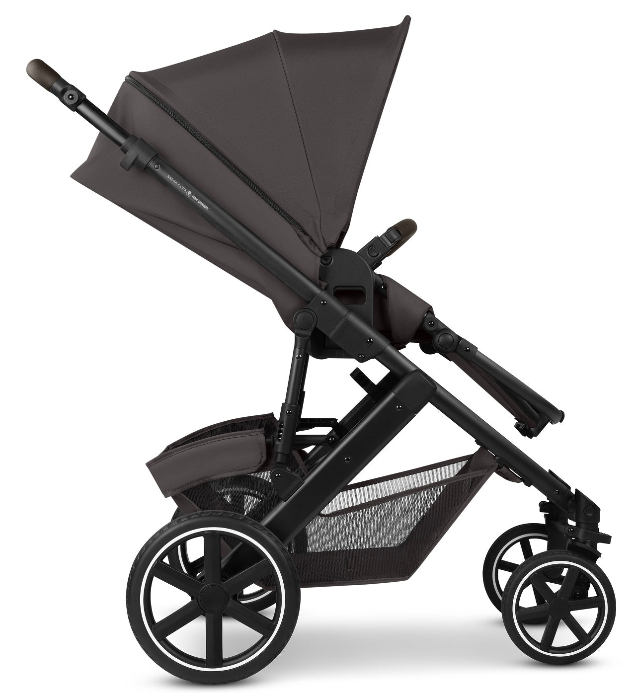 ABC Design Salsa Core 4in1 Kinderwagen-Set  inkl. Babyschale Calla mit Liegefunktion & Isofix Base Root