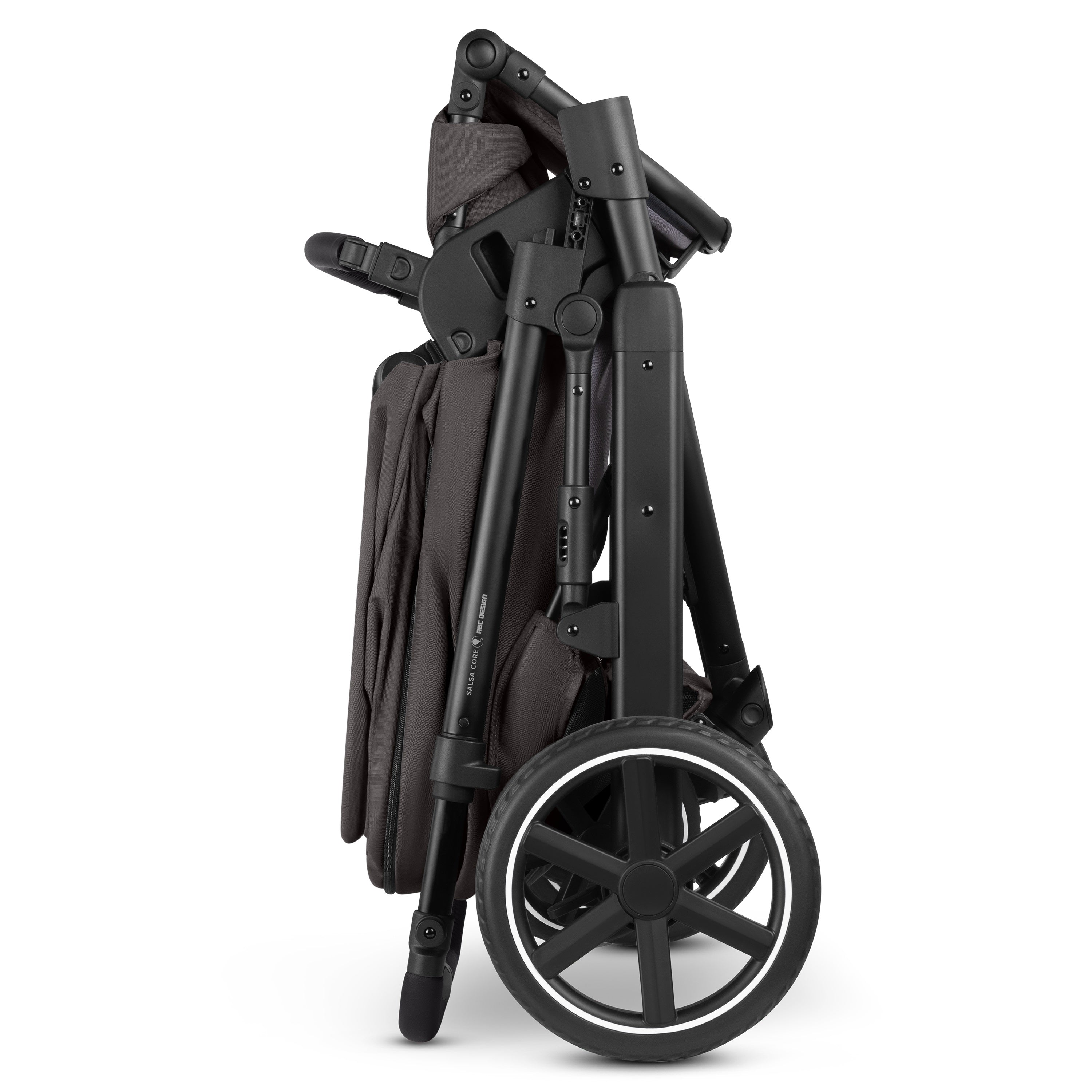 ABC Design Salsa Core 4in1 Kinderwagen-Set  inkl. Babyschale Calla mit Liegefunktion & Isofix Base Root