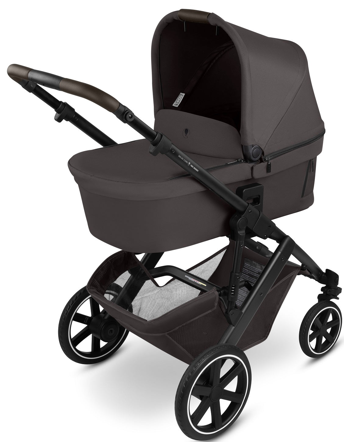 ABC Design Salsa Core 4in1 Kinderwagen-Set  inkl. Babyschale Calla mit Liegefunktion & Isofix Base Root