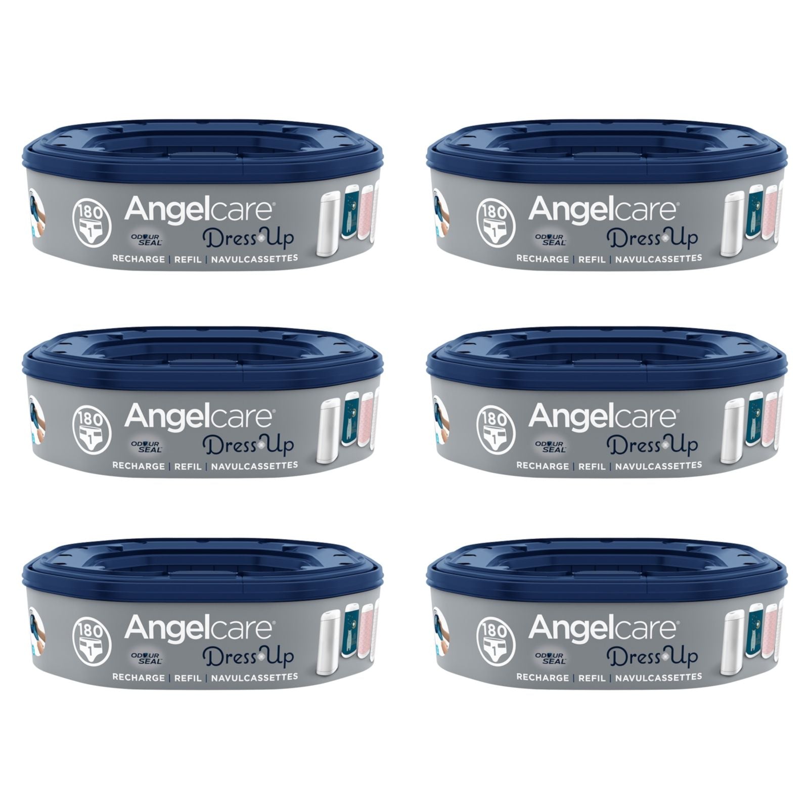 Angelcare Windeleimer Dress Up Bundle mit 12er Pack Nachfüllkassetten *SALE*