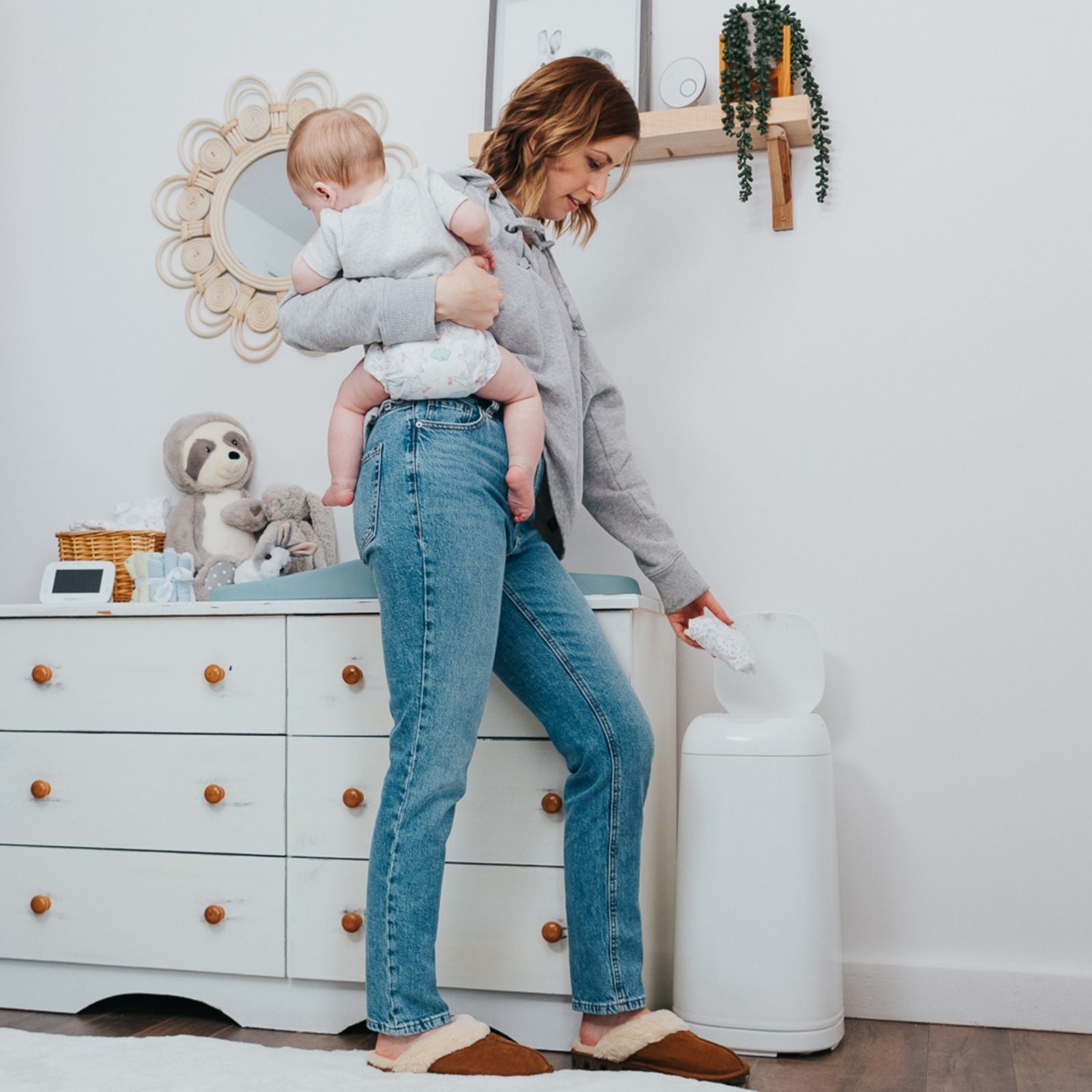 Angelcare Windeleimer Dress Up Bundle mit 12er Pack Nachfüllkassetten *SALE*
