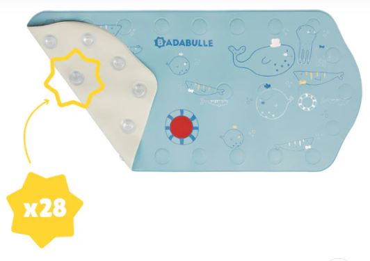 Badabulle XXL Badematte mit Thermometer Meerestiere