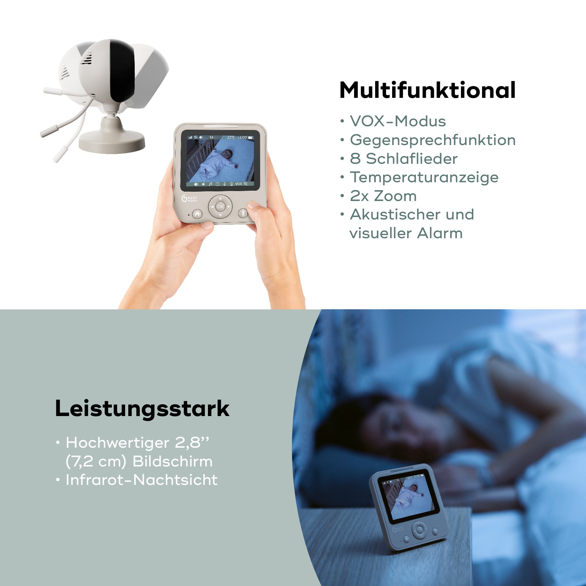 Babymoov Babyphone mit Kamera YOO START