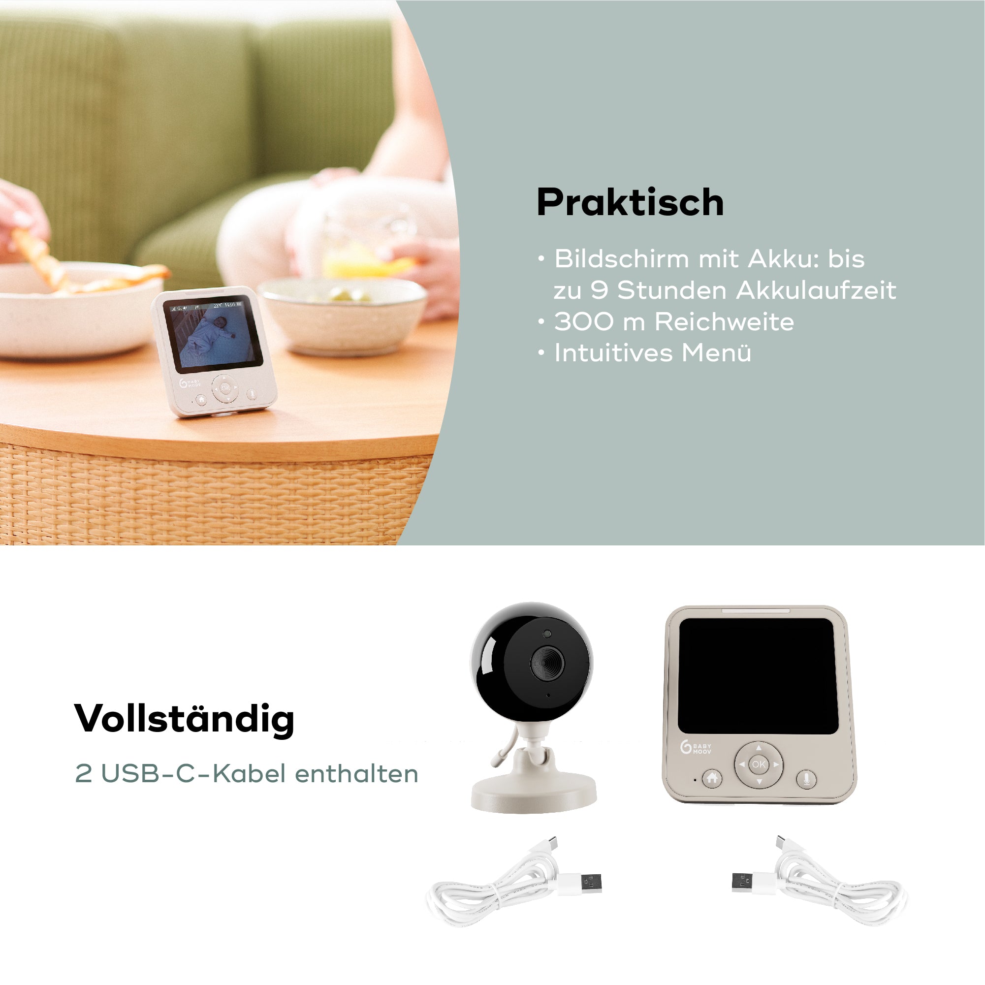 Babymoov Babyphone mit Kamera YOO START
