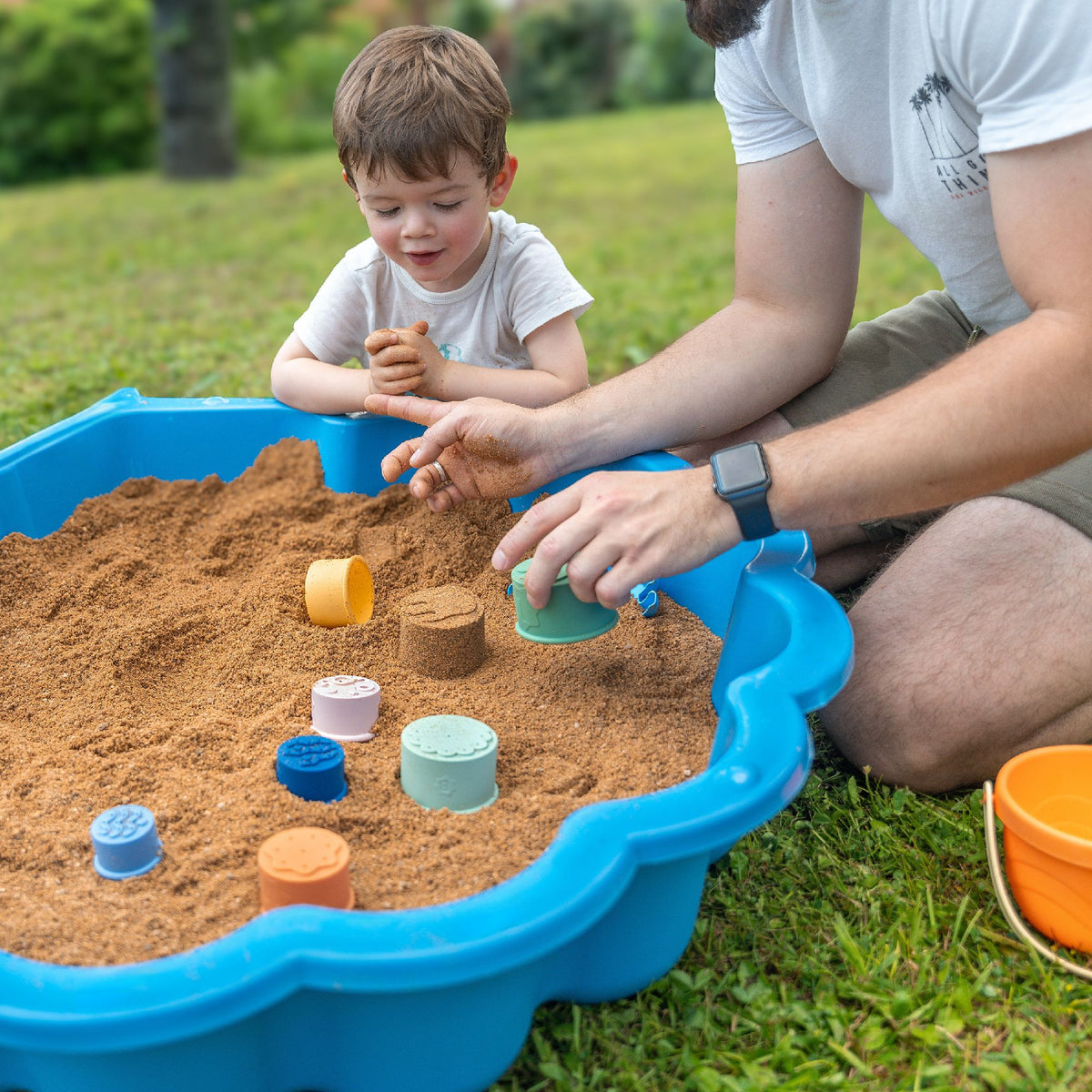 Badabulle Badespielzeug Stackable Cups 7-teilig
