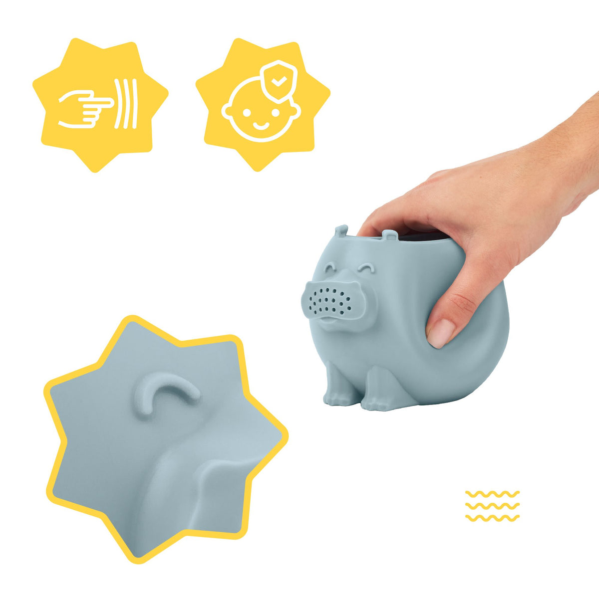 Badabulle Badespielzeug Hippo Giesskanne