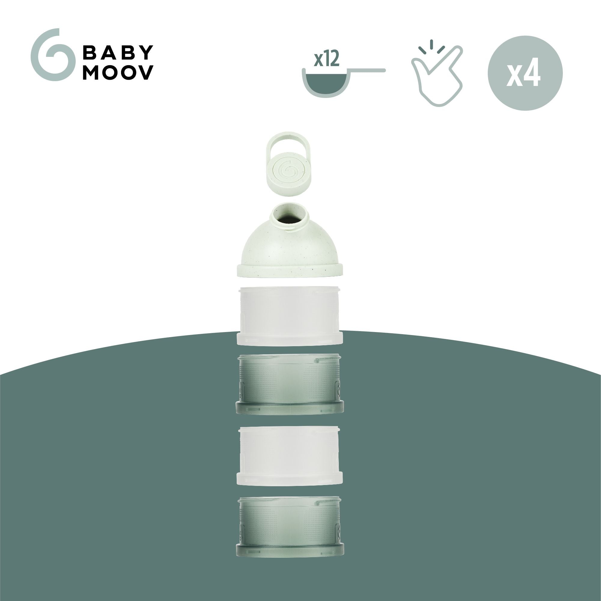 Babymoov Milchpulverportionierer Babydose green