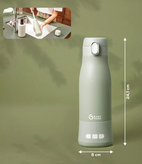 Babymoov Flaschenwärmer Moov & Feed sage green