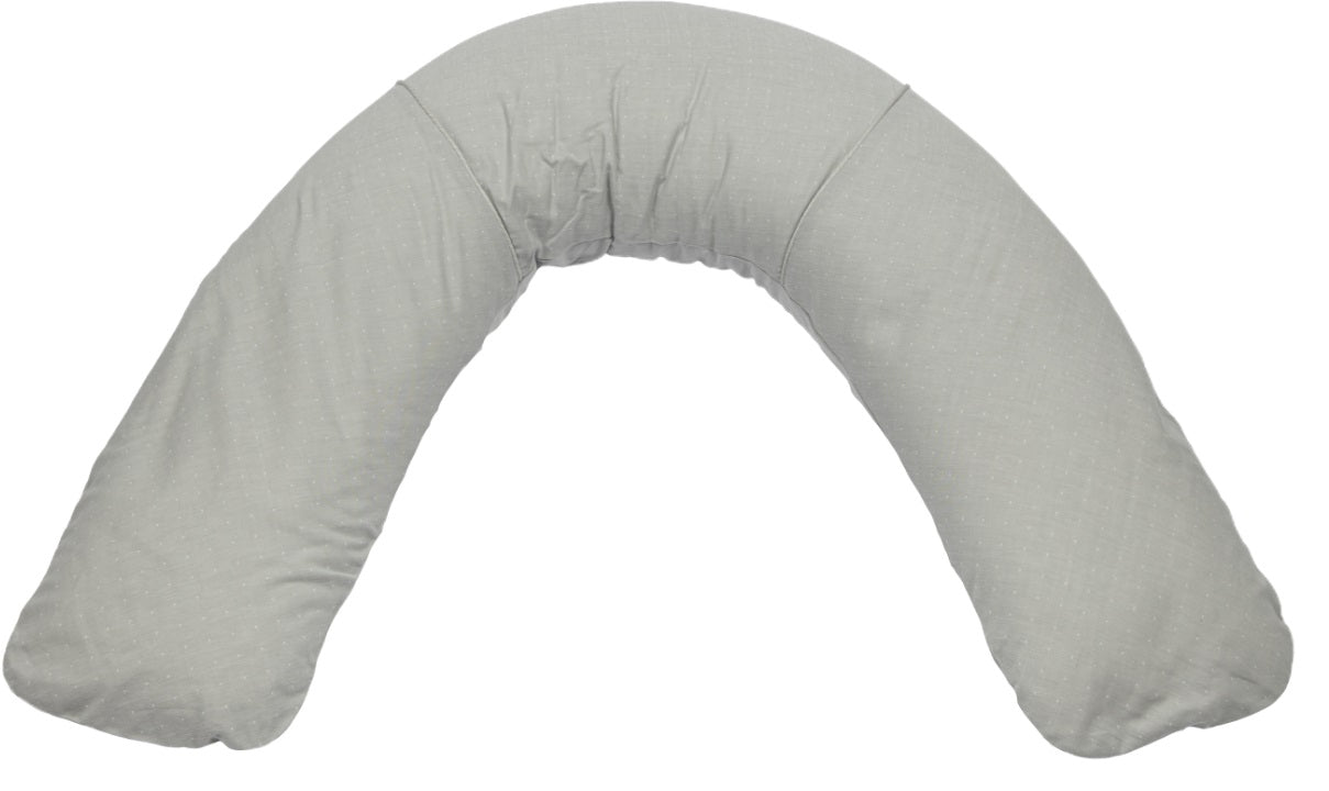 Bebe's Collection Stillkissen Pünktchen grau mit Bezug ca. 40x190 *Sale*