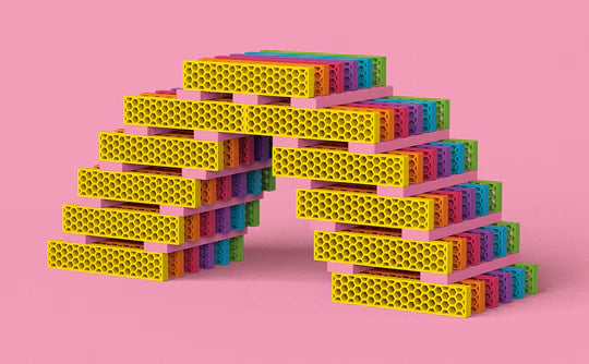BioBlo Bauspielzeug Big Box &quot;Multi Mix&quot;