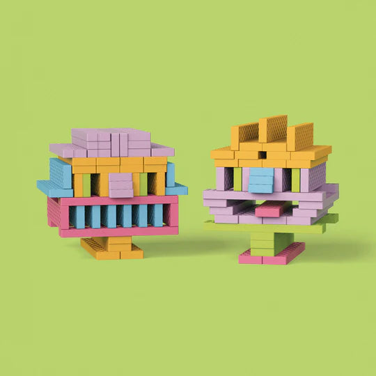 BioBlo Bauspielzeug Fun Box "Pastel Mix"