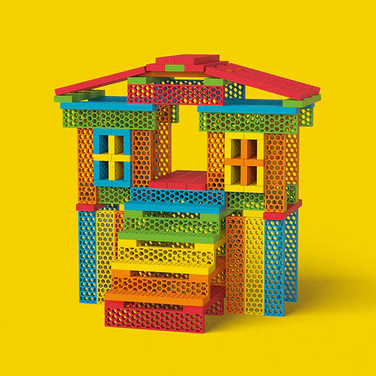 BioBlo Bauspielzeug Hello Box &quot;Rainbow Mix&quot;